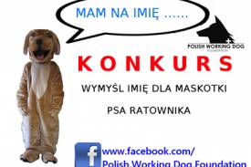 Maskotka Fundacji na Rzecz Psów Pracujacych 'Polish Working Dog Foundation'