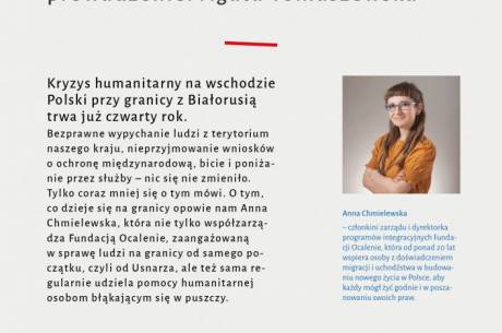 Granica polsko-białoruska dziś. Spotkanie z Anną Chmielewską z Fundacji Ocalenie 