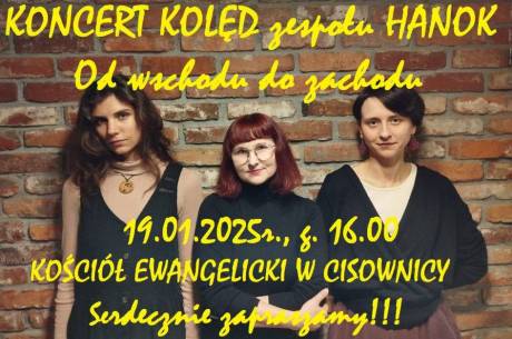  Koncert "Kolędy od wchodu do zachodu" w Cisowicy 